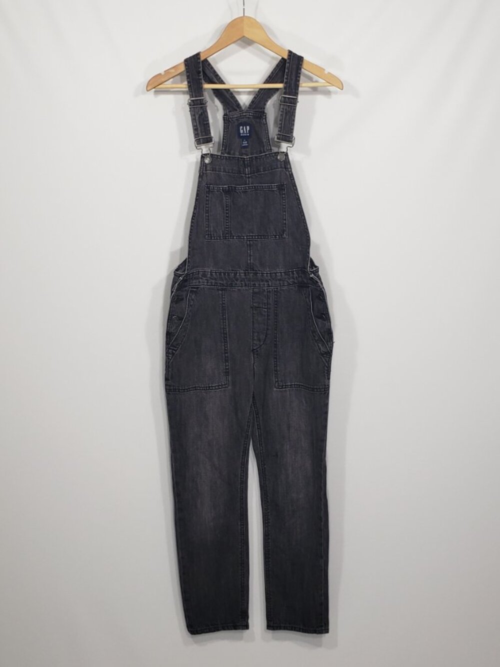 Vintage Gap  Black Denim Overalls  Size XS  Women's  y2k Grunge 90s